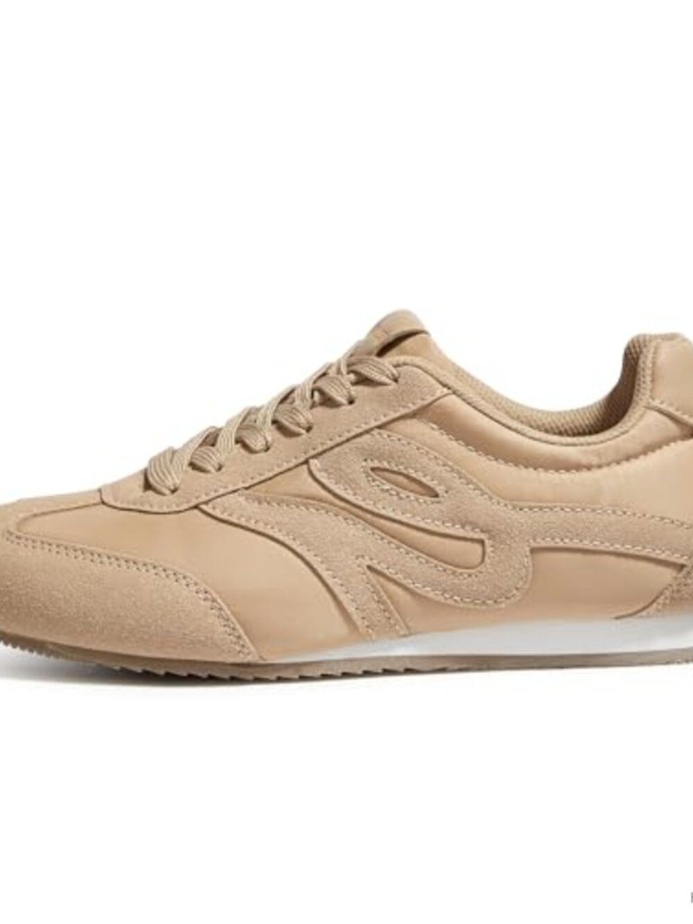 Women's Thin Sole Fashion Sneakers Lightweight Retro Athletic Lace-Up Walking